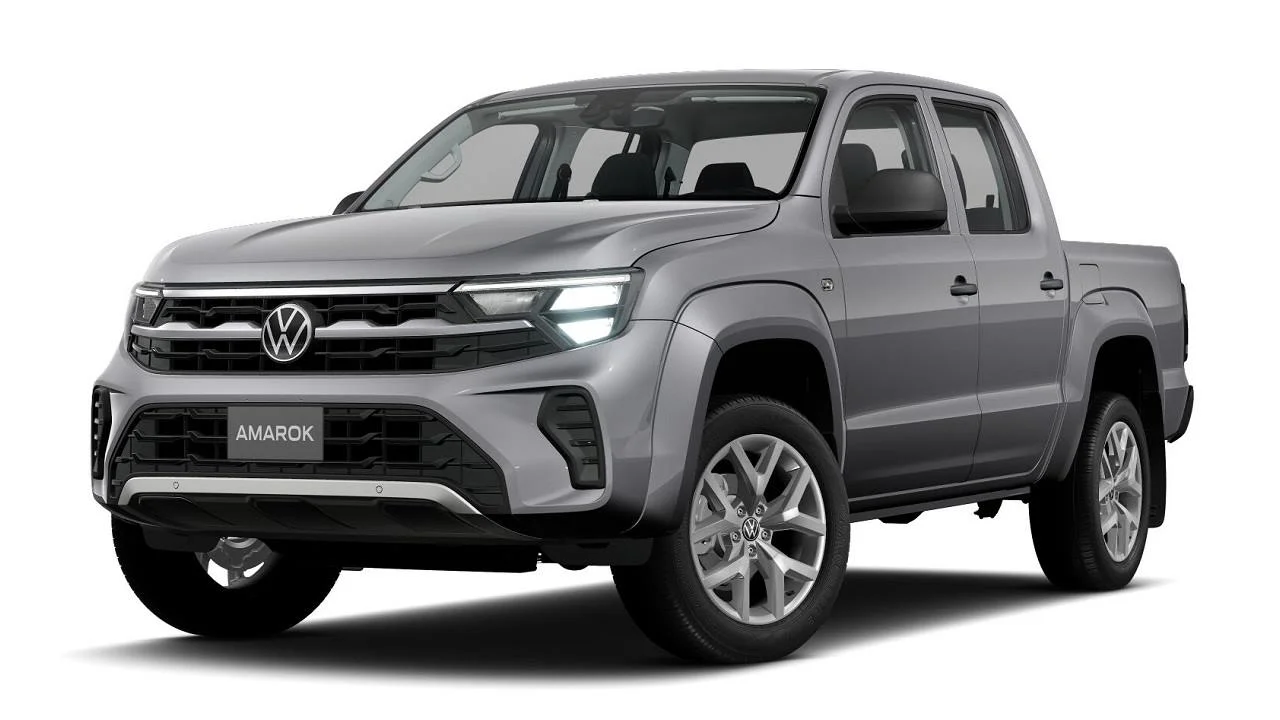 Volkswagen Amarok Trendline 4×2 diesel - Vista frontal lateral
